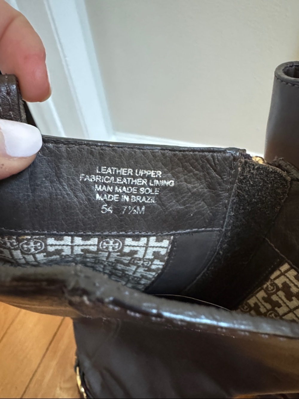 Tory Burch / Women's Leather Knee Boots - Picture 8 of 8
